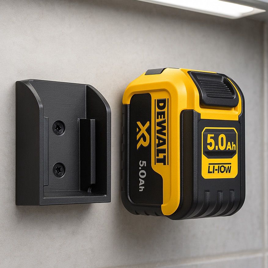 DeWalt battery holder/ mount xr5.0mah battery storage